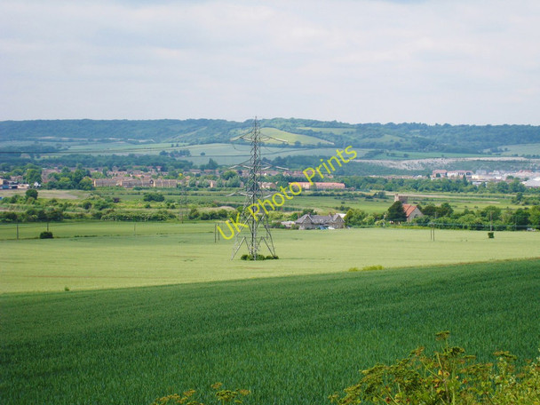 Photo 6"x4" Pylon in the Crop Burham c2010
