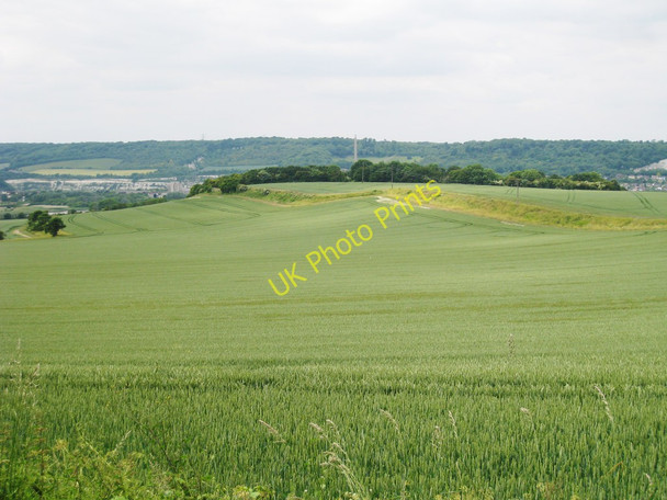 Photo 6"x4" Cropland off Pilgrims Way Wouldham c2010