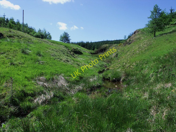 Photo 6"x4" Castlerankine Burn tributary High Banton c2010