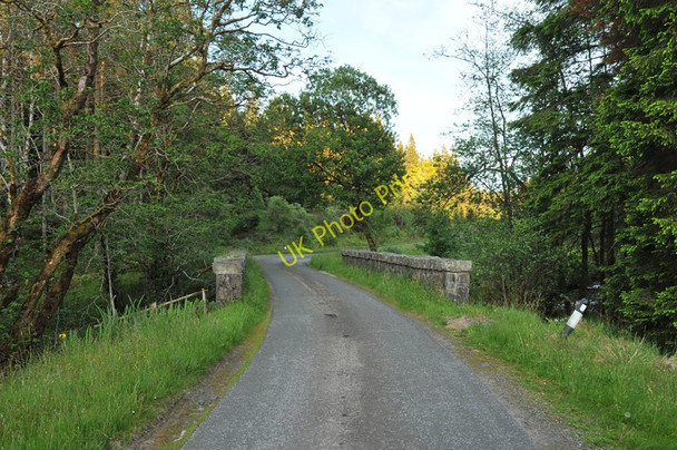 Photo 6"x4" Bridge over Dearg Abhainn near Barcaldine Barcaldine c2010