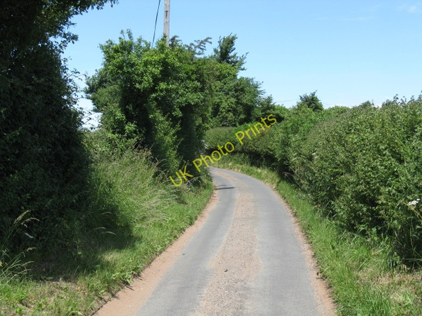 Photo 6"x4" Rural lane, deepest Worcestershire Boreley c2010