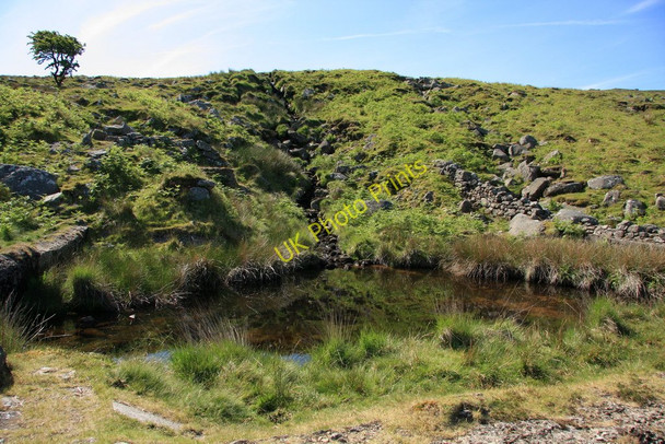 Photo 6"x4" Red-a-ven reservoir (disused) Meldon\/SX5592 c2010