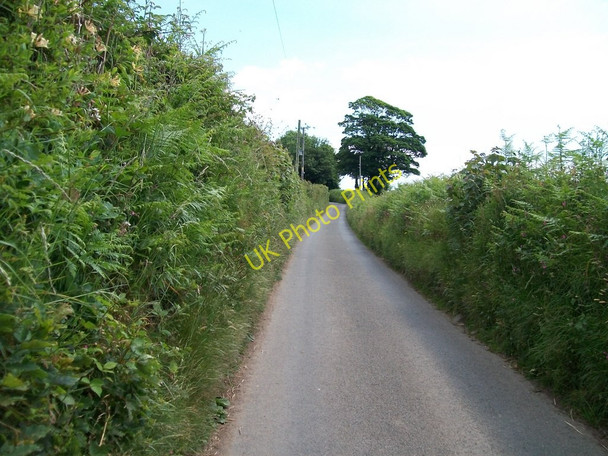 Photo 6"x4" The narrow lane eastwards and upwards out of Efailnewydd Pwllheli c2010
