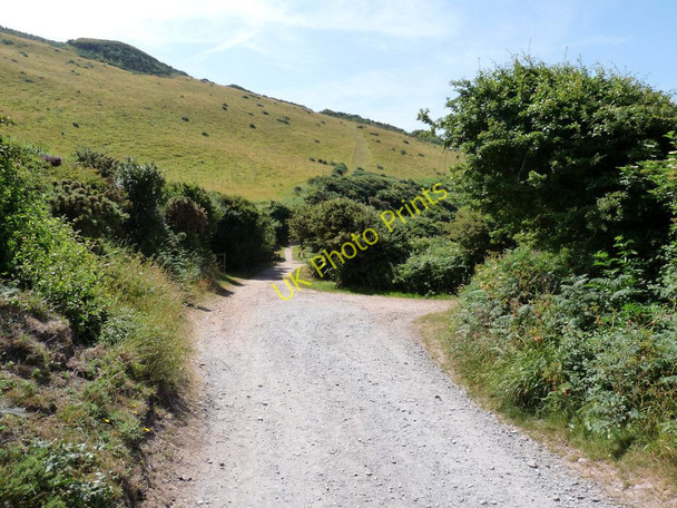 Photo 6"x4" The end of Marine Drive where footpaths continue to Pickwell or Putsborough Sand Vention c2010