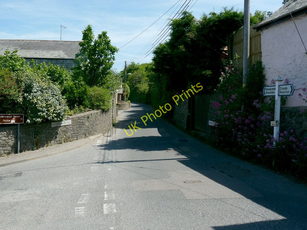 Photo 6"x4" The junction of Chapel Street with Netherhams Hill Georgeham c2010