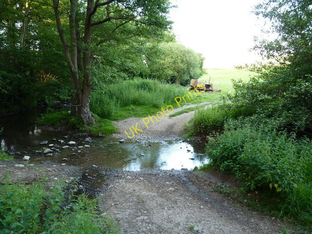 Photo 6"x4" Bridleway ford over the Hughley Brook Hughley c2010