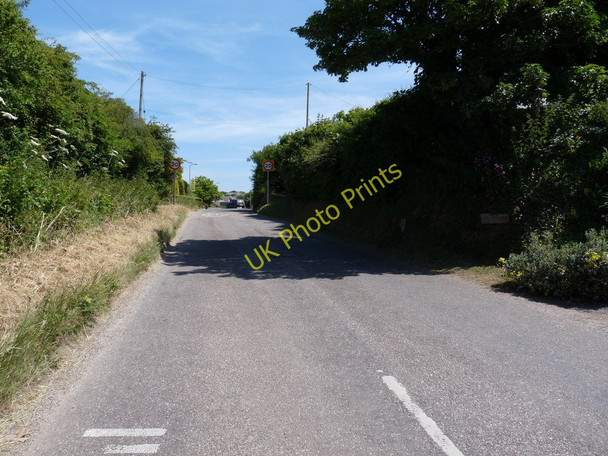 Photo 6"x4" Approaching Georgeham on Frogstreet Hill Georgeham c2010