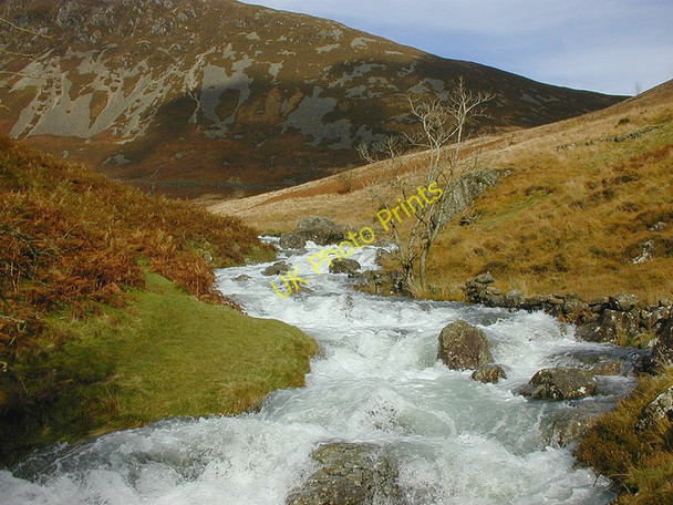 Photo 6"x4" Nant Cadair in spate Minffordd\/SH7311 c2000