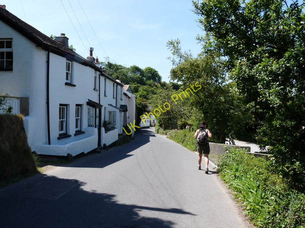 Photo 6"x4" Cottages on Georgeham Road on the outskirts of Croyde Cross\/SS4539 c2010