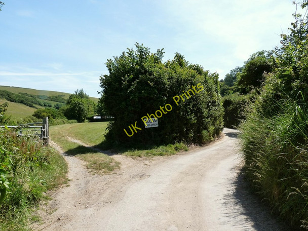 Photo 6"x4" The entrance to a field on Combas Lane near Combas Farm Croyde c2010