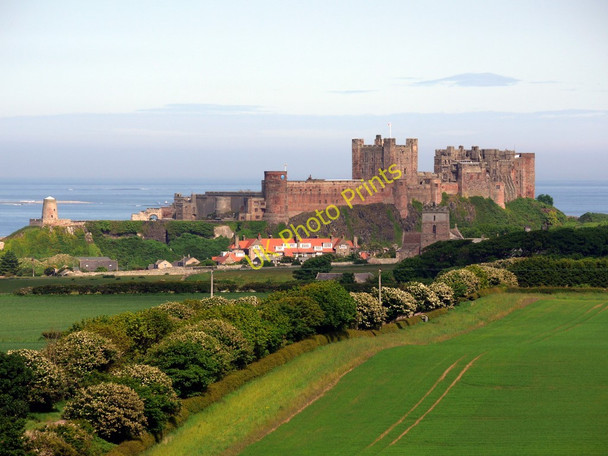 Photo 6"x4" Bamburgh Castle from the west Bamburgh c2010