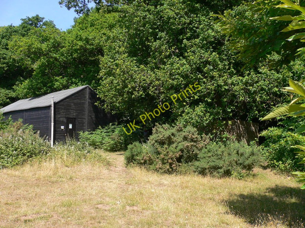 Photo 6"x4" Building on campsite Guildford c2010
