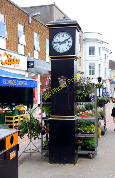 Photo 6"x4" The clock on Sheep Street Bicester c2010