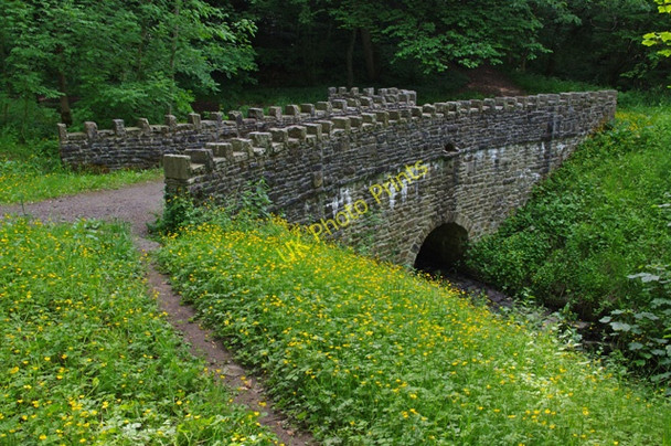 Photo 6"x4" Bridge in Over Hacking Wood Great Mitton c2010