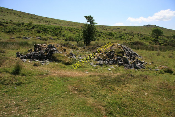 Photo 6"x4" Remains of tinners' building Sheepstor c2010