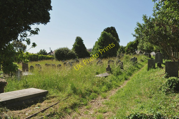 Photo 6"x4" Bideford Public Cemetery on Old Town Bideford c2010