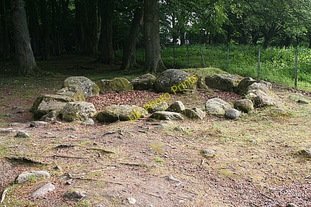 Photo 6"x4" Kerb Cairn at Clava Leanach\/NH7544 c2010