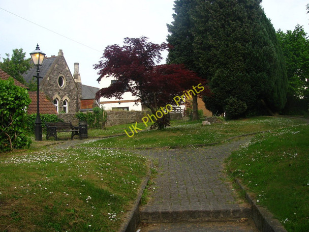 Photo 6"x4" Lights on in the Garden Chepstow\/Cas-Gwent c2010