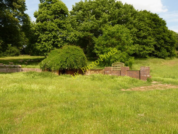 Photo 6"x4" Former shepherd's bothy, and a horse trials obstacle Weston Under Lizard c2010