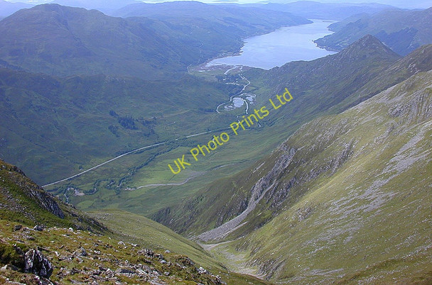 Photo 6"x4" Gully dropping to Glen Shiel Sg\u00f9rr Fhuaran c2005