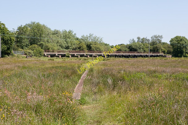 Photo 6"x4" Disused Railway Bridge on Castleman Trailway Ringwood\/SU1505 c2010