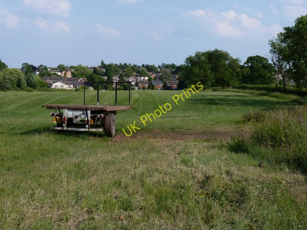 Photo 6"x4" Southeast across fields to Bishops Wood Bishops Wood c2010