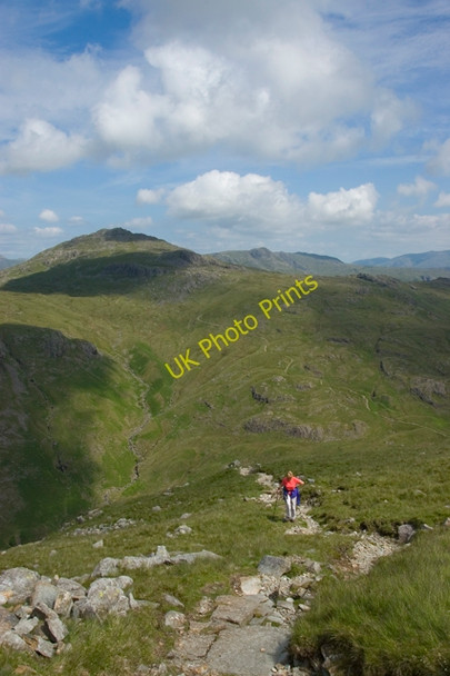 Photo 6"x4" Footpath from Wrynose to Wet Side Edge Cockley Beck\/NY2401 c2010