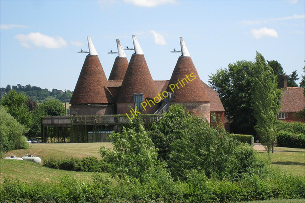 Photo 6"x4" Church Farm Oast, Brick Kiln Lane, Horsmonden, Kent Broad Ford c2010