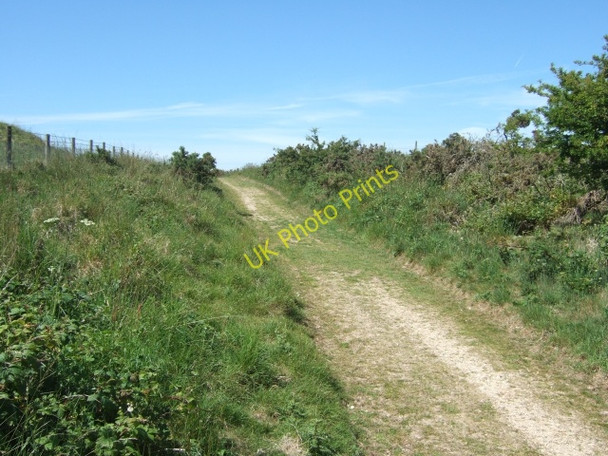 Photo 6"x4" Bridleway climbing the shoulder between Maiden Castle and Hog Hill Dorchester\/SY6890 c2010