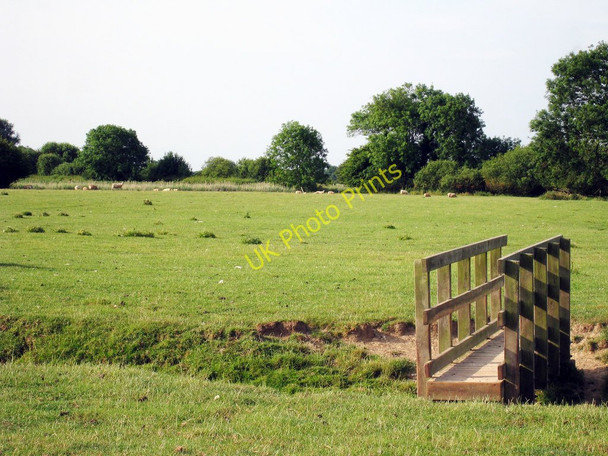 Photo 6"x4" Footbridge over Ditch Brenzett c2010
