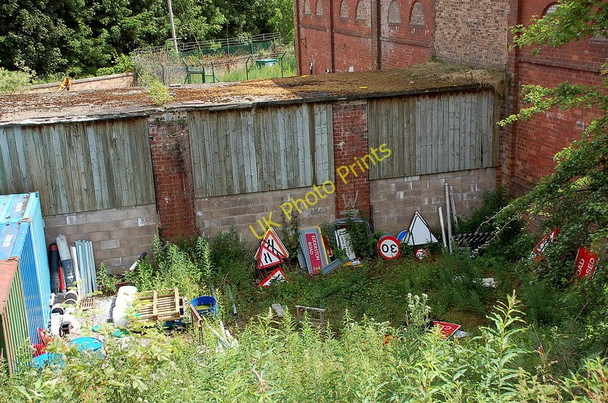 Photo 6"x4" Road signs at the depot, Eshiels Peebles\/NT2540 c2010