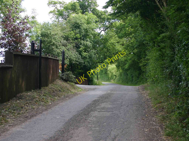 Photo 6"x4" Site of level crossing on Stratford and Moreton Tramway Darlingscott c2010