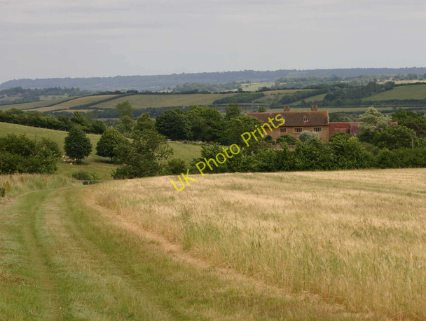 Photo 6"x4" Footpath towards Longdon Manor Ilmington c2010