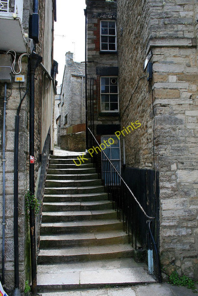 Photo 6"x4" Steps and alley Swanage c2010