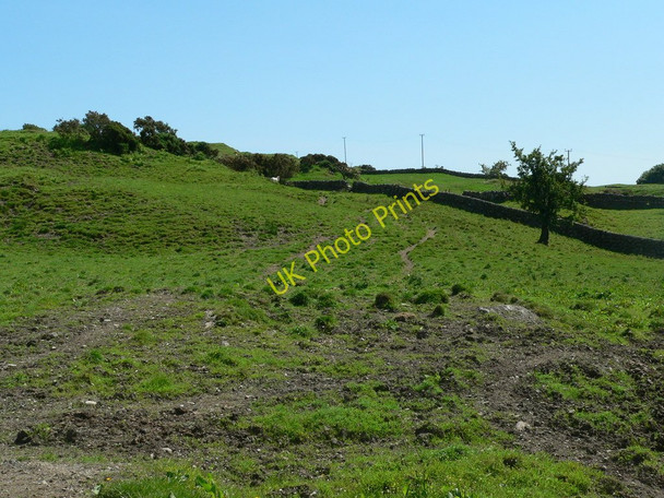 Photo 6"x4" Old farmland, some erosian Gatehouse of Fleet c2010