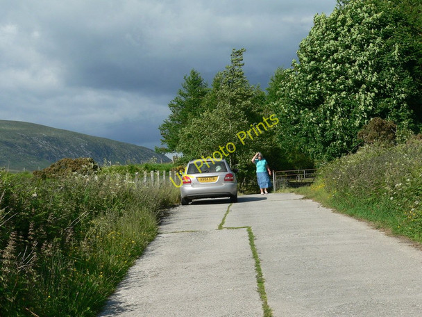 Photo 6"x4" Farm road to Clanery Farm Creetown c2010