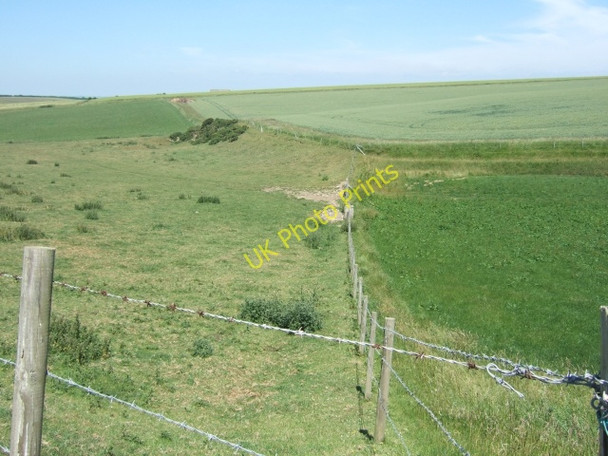 Photo 6"x4" Fields beside the coast path Osmington Mills c2010
