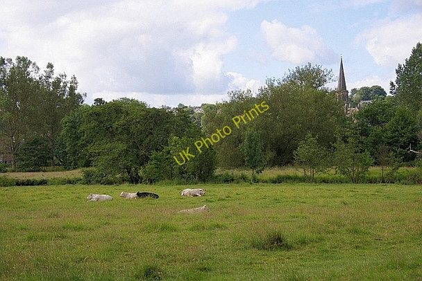 Photo 6"x4" Meadows Alongside the River Wye Bakewell c2010