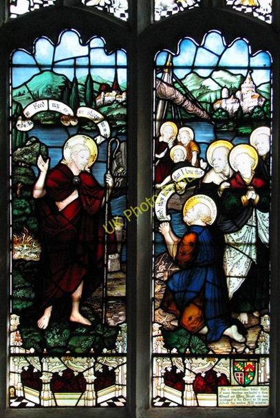 Photo 6"x4" St Peter's church in Cringleford - Victorian stained glass Cringleford c2010
