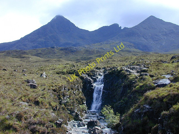 Photo 6"x4" Waterfall on the Allt Dearg Beag Allt Dearg Beag c2005