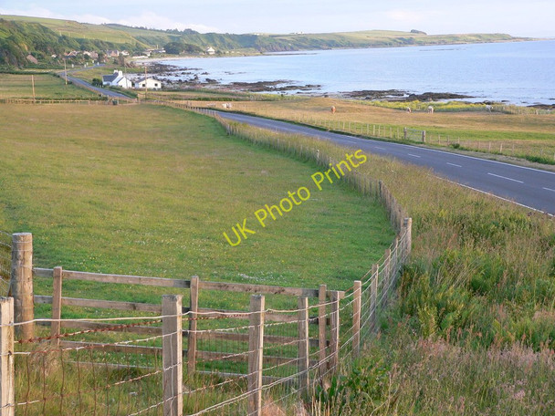 Photo 6"x4" Coast road from north into Muasdale Muasdale c2010
