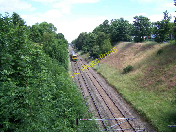 Photo 6"x4" Railway Looking North Gravelly Hill\/SP1090 c2010