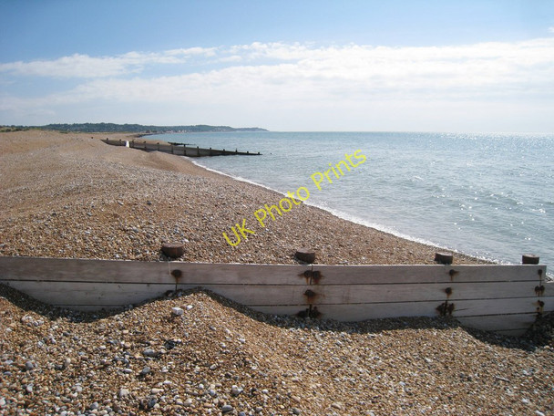 Photo 6"x4" Hythe Beach Hythe\/TR1634 c2010