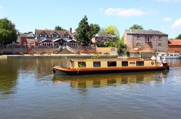 Photo 6"x4" Narrowboat on the Thames Wallingford c2010
