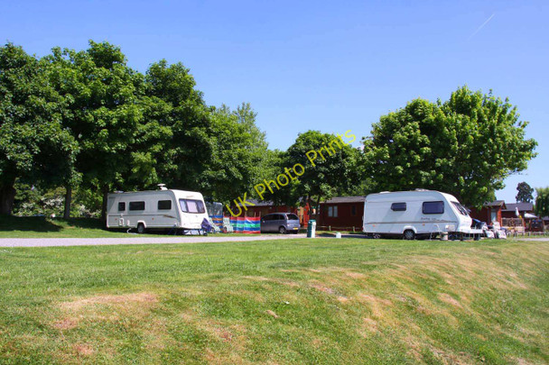 Photo 6"x4" Caravan Park by the Thames Wallingford c2010