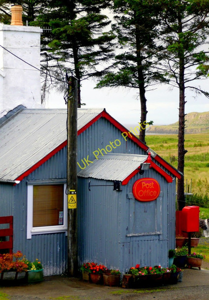 Photo 6"x4" Staffin Post Office Brogaig c2010