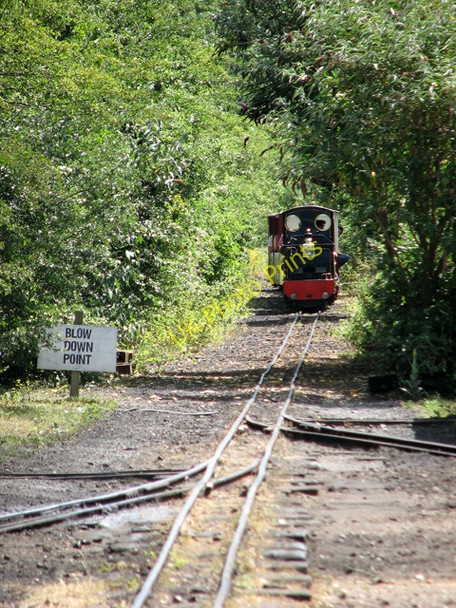 Photo 6"x4" Train approaching Wells on Sea station Wells-Next-The-Sea c2010