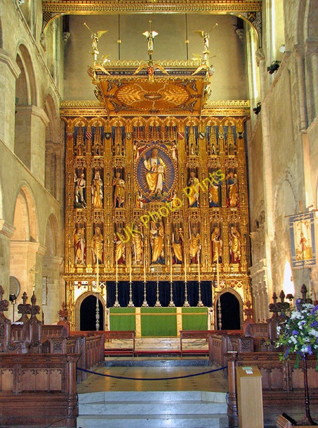 Photo 6"x4" Wymondham Abbey - the chancel Wymondham\/TG1101 c2010