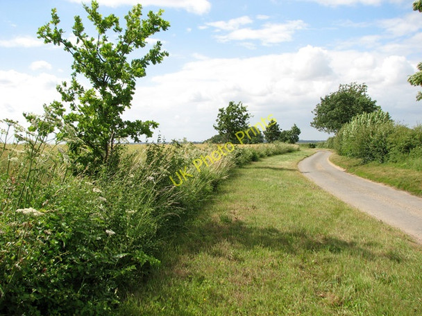 Photo 6"x4" A rural lane north of Little Palgrave Hall Newton\/TF8315 c2010