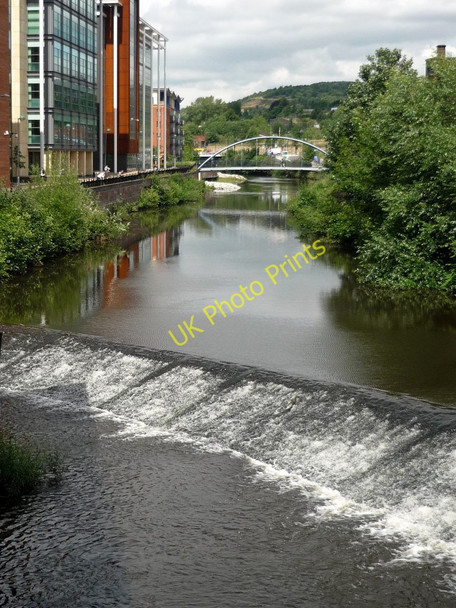 Photo 6"x4" Weir, River Don, Sheffield Sheffield\/SK3587 c2010